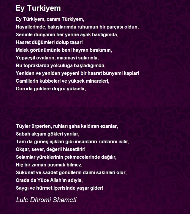 Ey Turkiyem...!